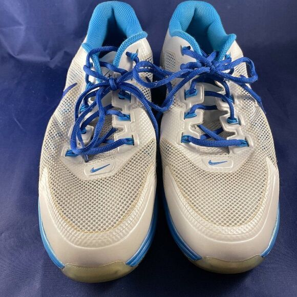 Mint Condition Nike TR1 Trainers White Light Blue Royal Mens 11 US 45 EUR - Picture 2 of 9
